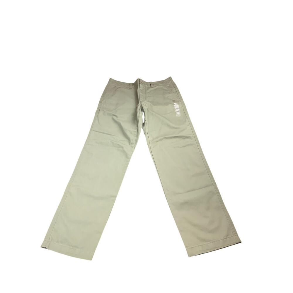 Calvin Klein Utility Chino Pants Mens 31x32 Green Straight Stretch NWOT